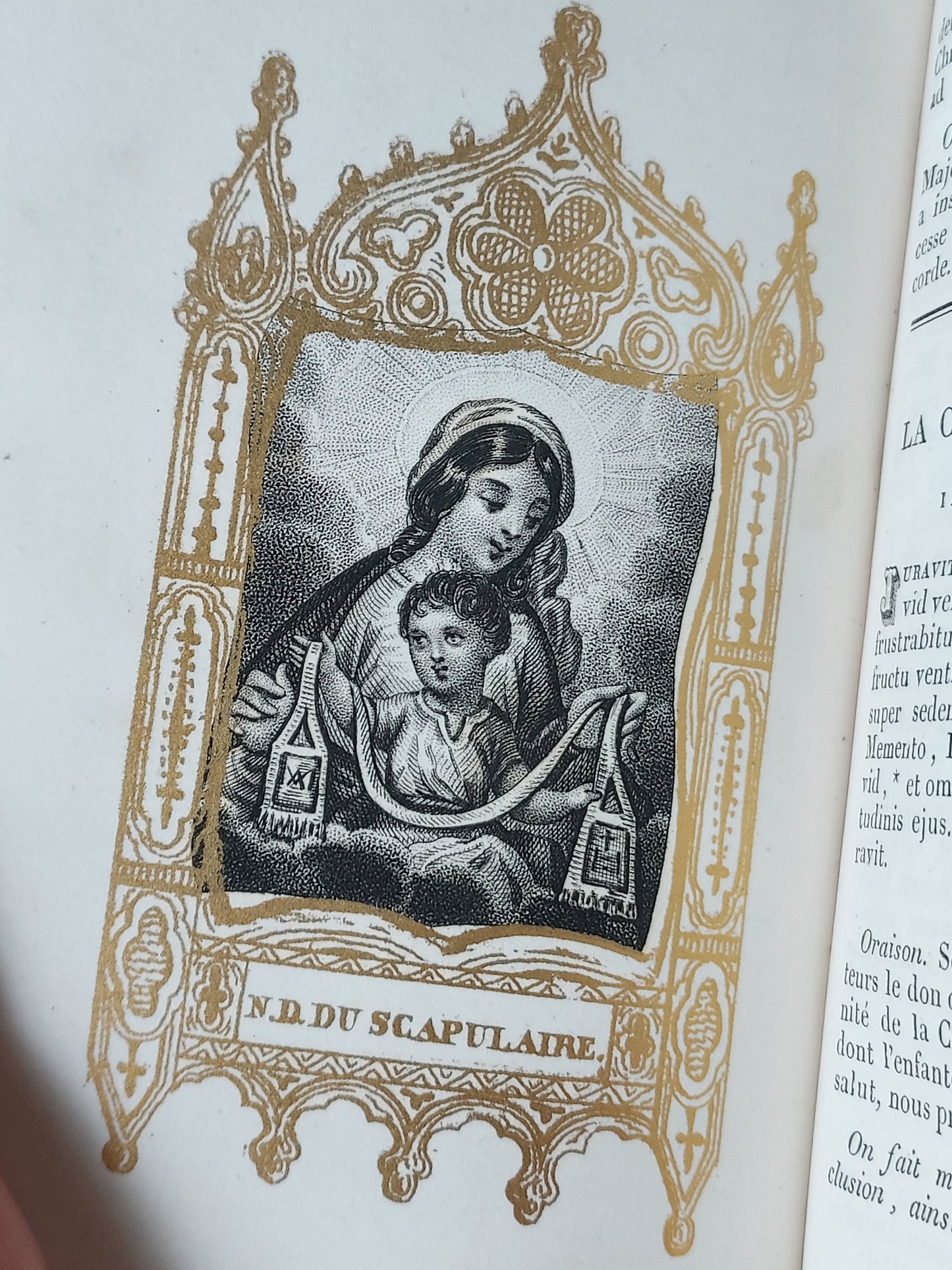 1838 Paroissien Complet | Green Velvet & Cross Clasp