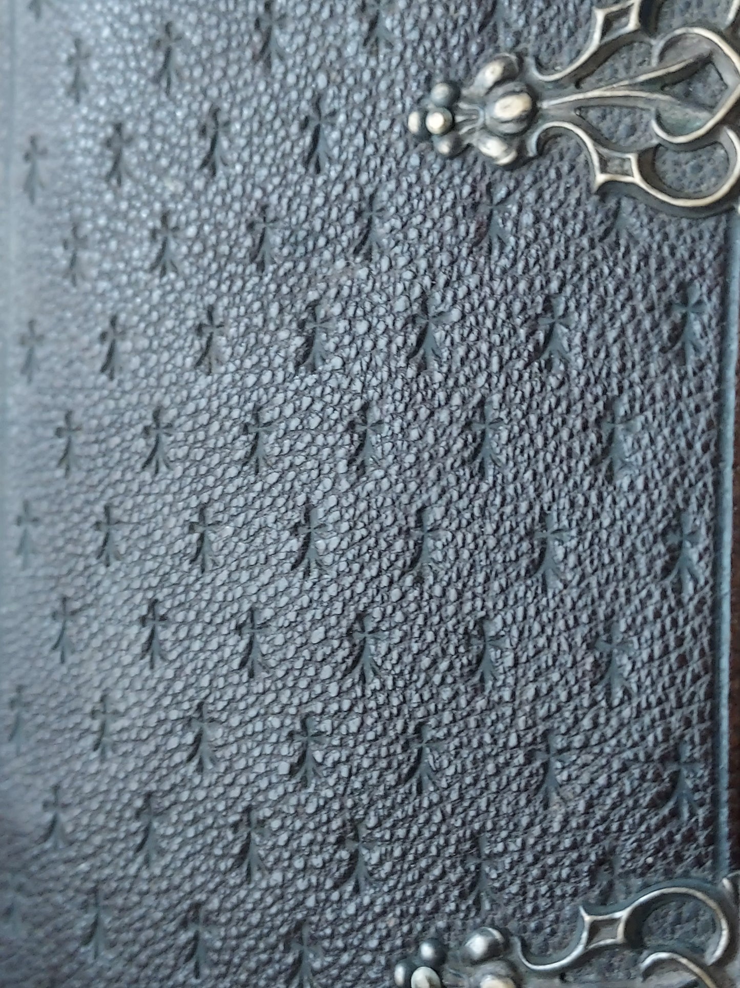 1859 Petit Paroissien | Red Gauffered Page Edges and Gothic Double Clasp