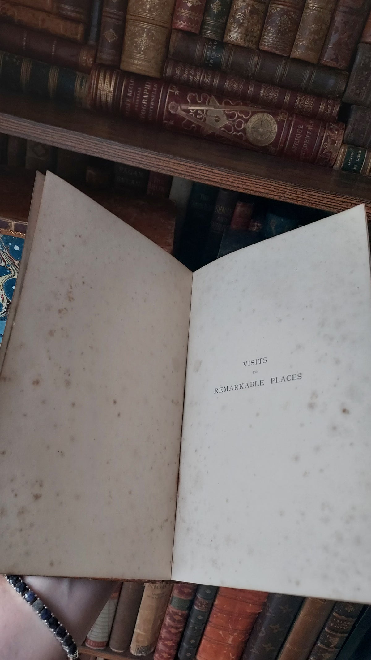1882 Visits to Remarkable Places | Victorian Prize Binding