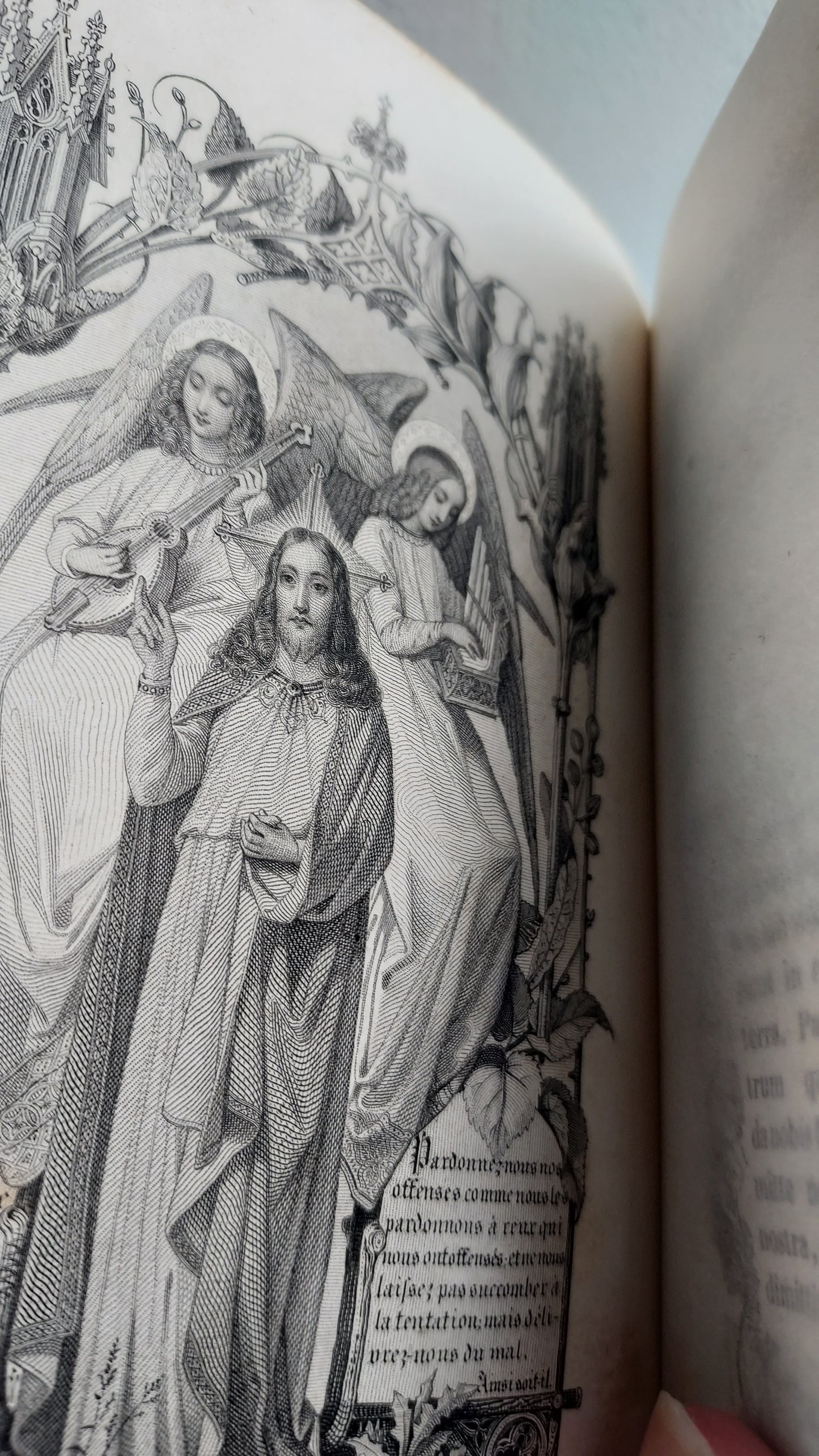 1850s Livre de Mariage | Velvet Wedding Missal w/Large Intricate Clasp