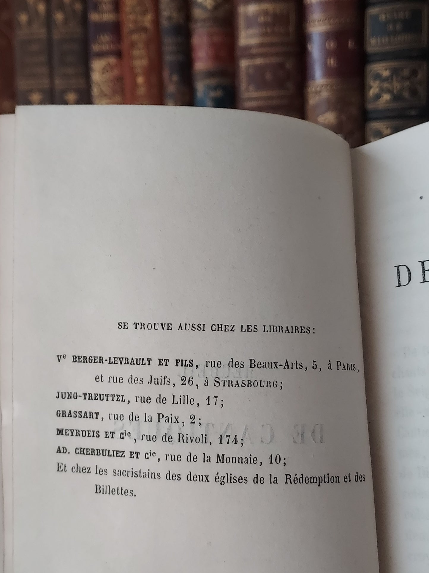 1868 Recueil de cantiques: Silver Page Edges and Clasp