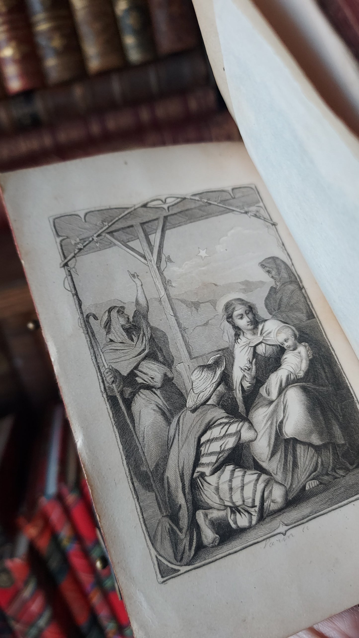 1850s Paroissien Romain | Textured Cover & Red Gauffered Edge