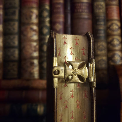 1868 Diurnal de Bayeux | Double Clasp & Ermine Gauffered Pages