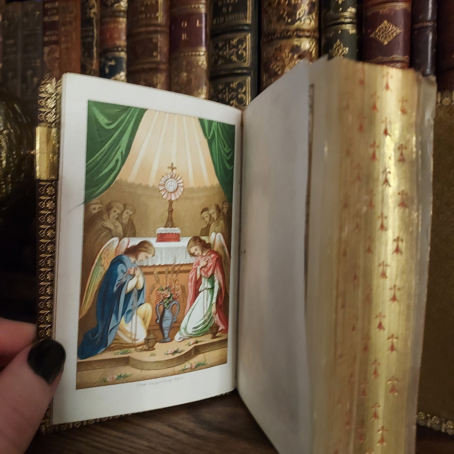 1868 Diurnal de Bayeux | Double Clasp & Ermine Gauffered Pages