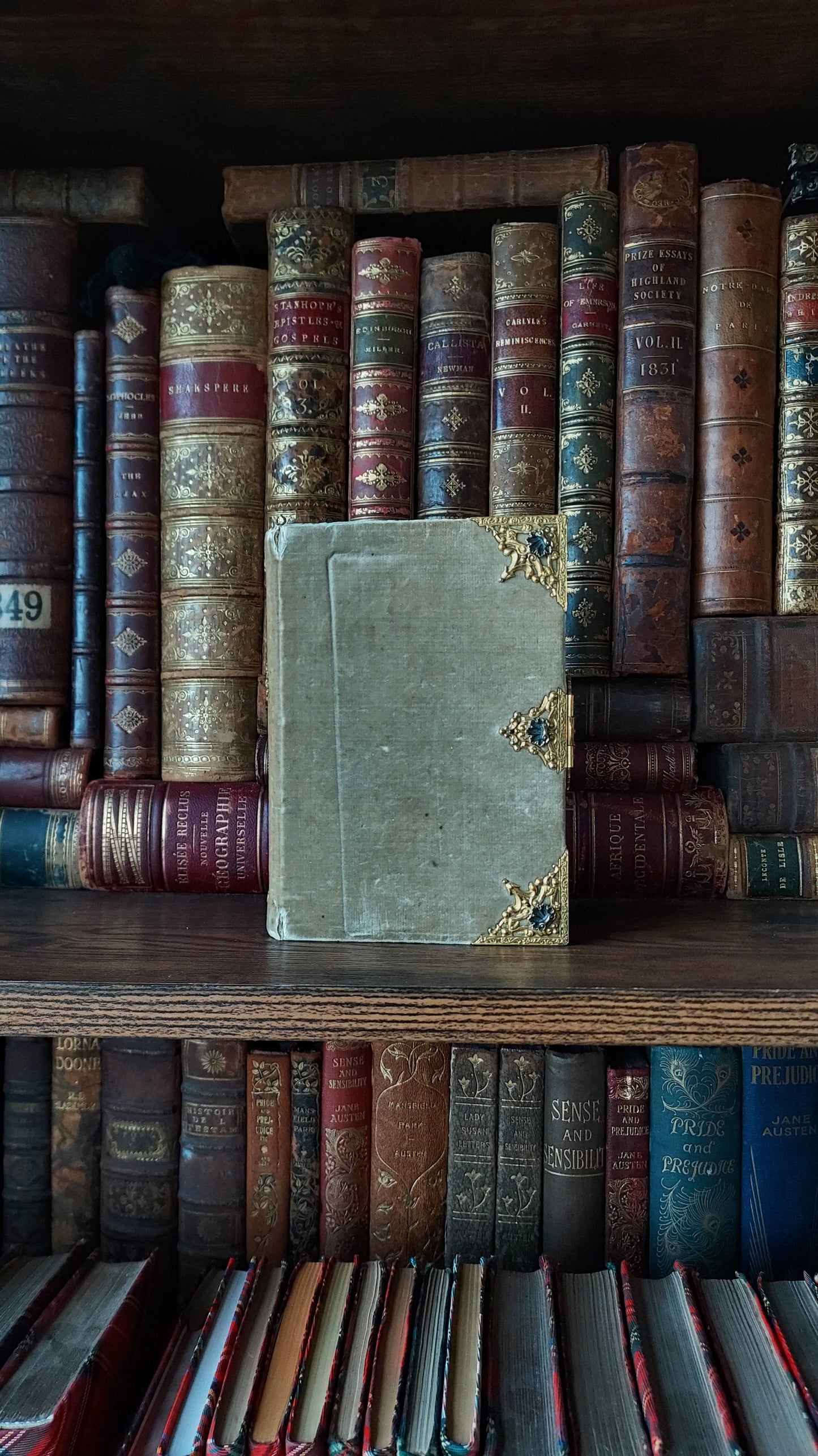 1850s Livre de Mariage | Velvet Wedding Missal w/Large Intricate Clasp