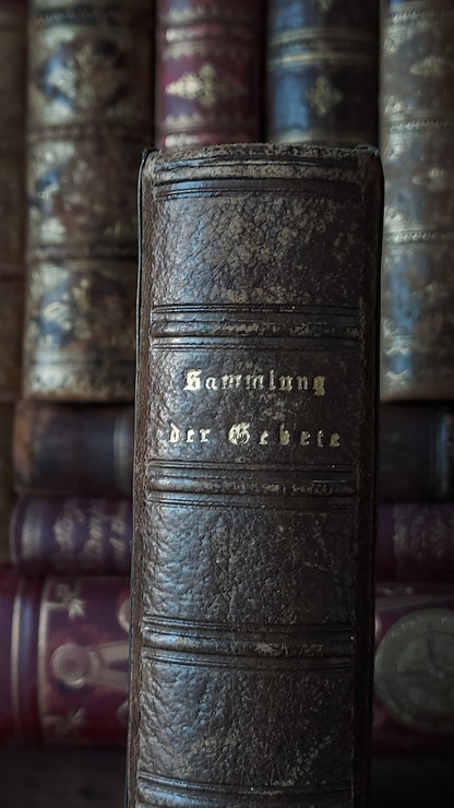 1870 Vollständige Sammlung ausgewählter Gebete | German Ermine Gauffered Edge