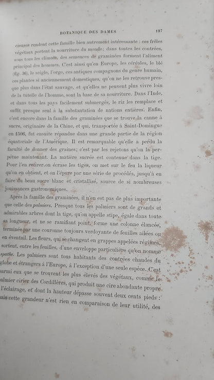 1867 Les Fleurs Animées | Grandville Brown Leather 2-Volume Set