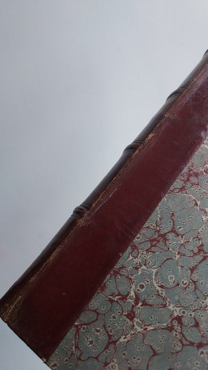 1867 Les Fleurs Animées | Grandville Brown Leather 2-Volume Set