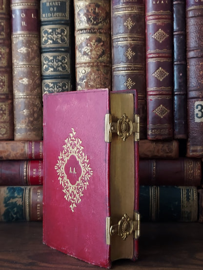 1870s Paroissien Romain: First Communion, A. A. Initials