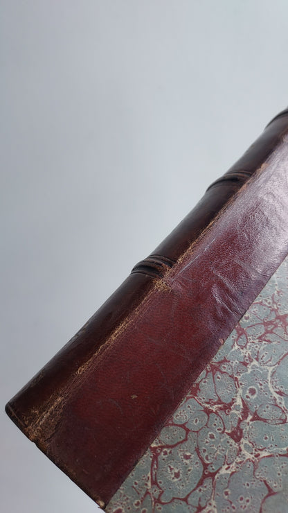 1867 Les Fleurs Animées | Grandville Brown Leather 2-Volume Set