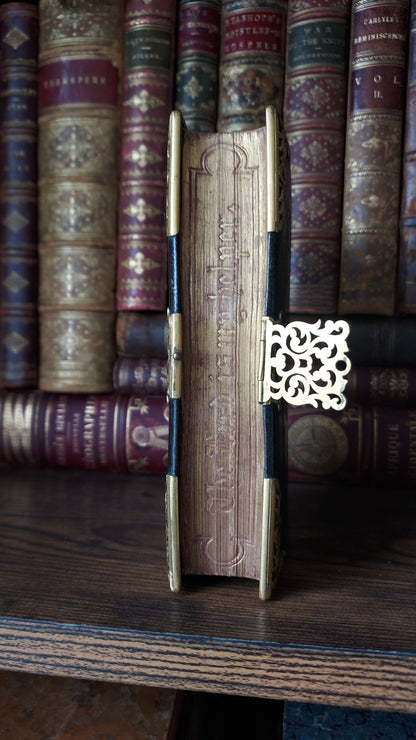 1846 Book of Common Prayer | Rare Gauffered Words and Metal Clasp