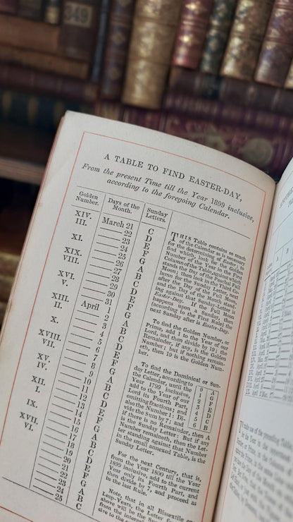 1846 Book of Common Prayer | Rare Gauffered Words and Metal Clasp