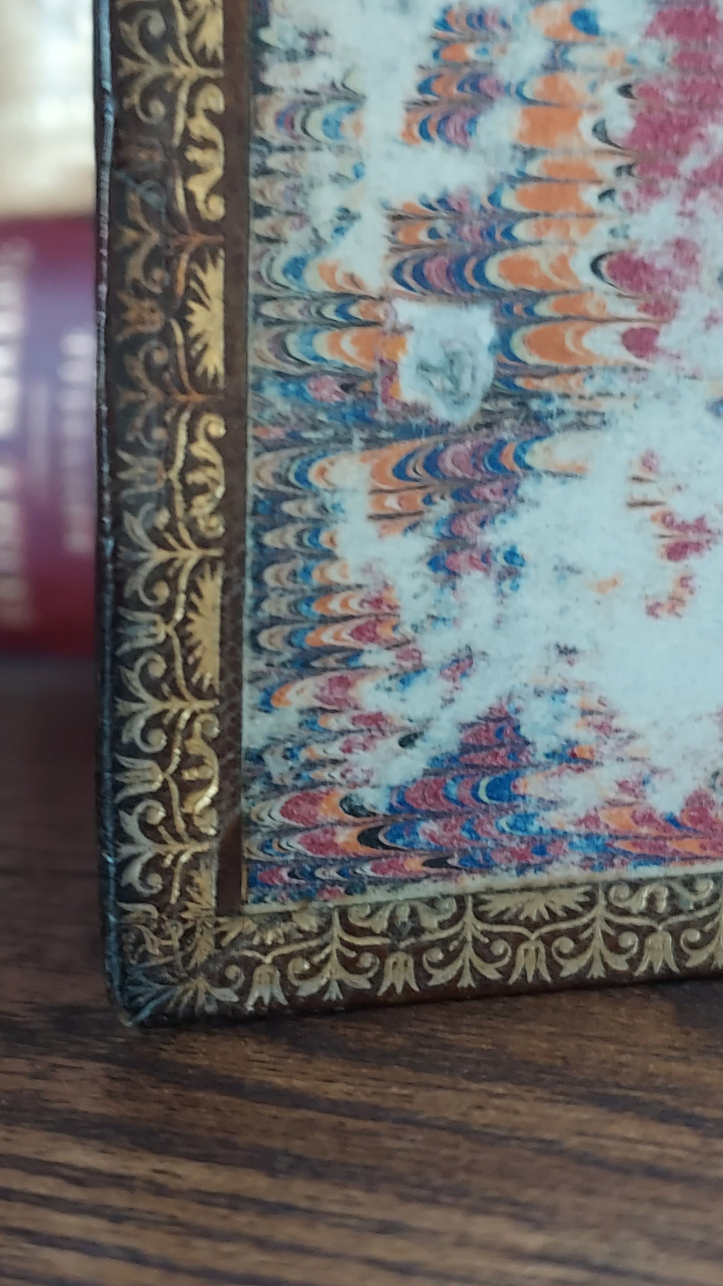 1857 Paroissien Romain | Gauffered Star Blue Edge