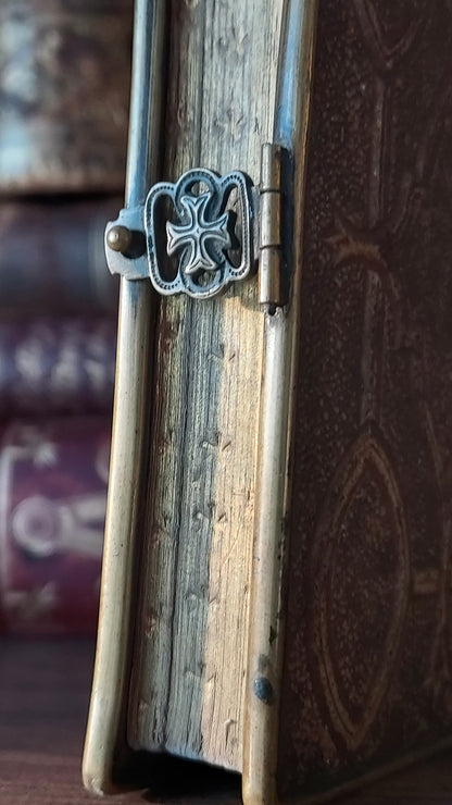 1870s Paroissien Romain | Mini w/Gauffered Stars