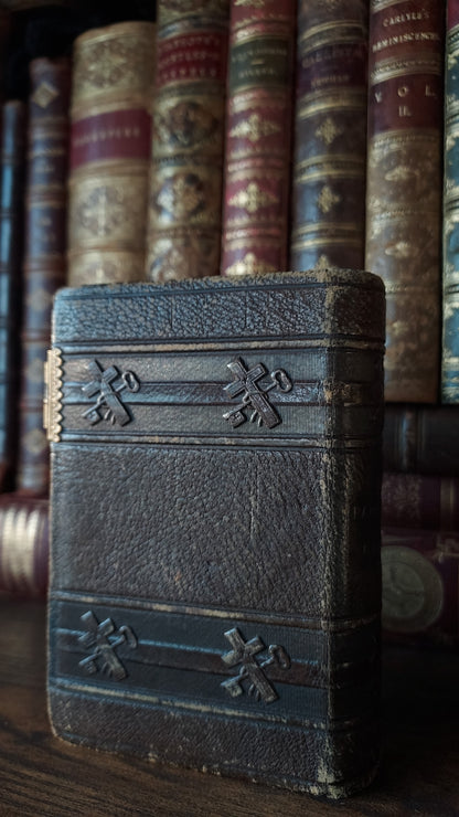 1863 Paroissien Romain | Red Pages and Cross Clasp