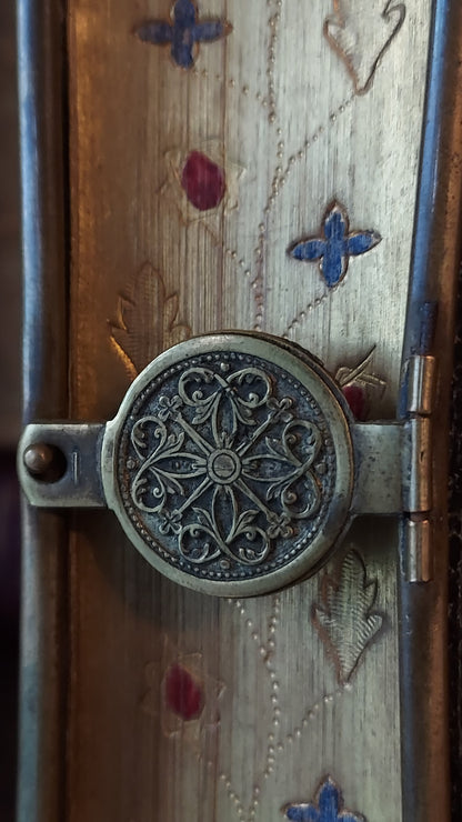 1850s Parioissien Romain | Hand-Painted Gauffered Edges w/Clasp