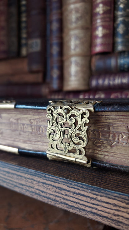 1846 Book of Common Prayer | Rare Gauffered Words and Metal Clasp