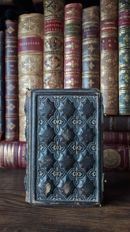 1850s Paroissien Romain | Textured Cover & Red Gauffered Edge