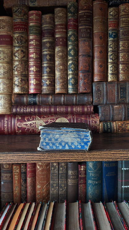 1859 Paroissien Romain | Blue Gauffered Maltese Cross