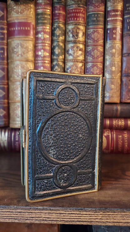 1850s Parioissien Romain | Hand-Painted Gauffered Edges w/Clasp