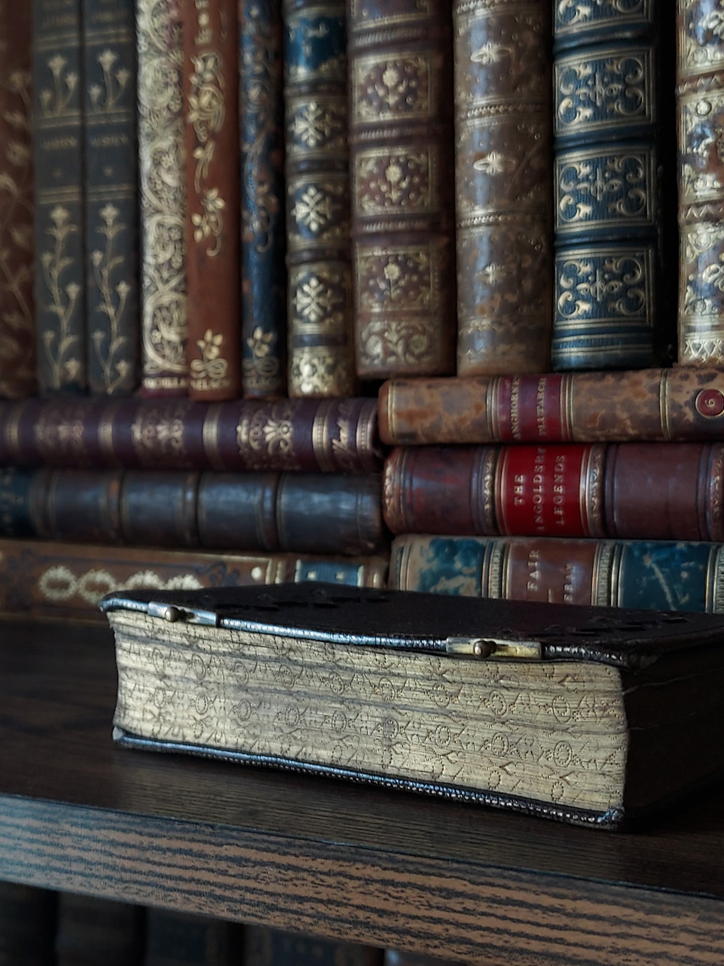 1860s Floral Gauffered-Edge Prayer Book