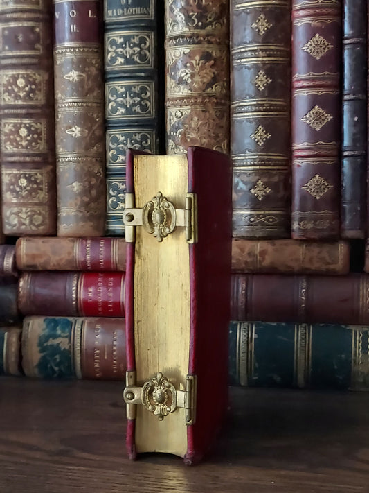 1870s Paroissien Romain: First Communion, A. A. Initials