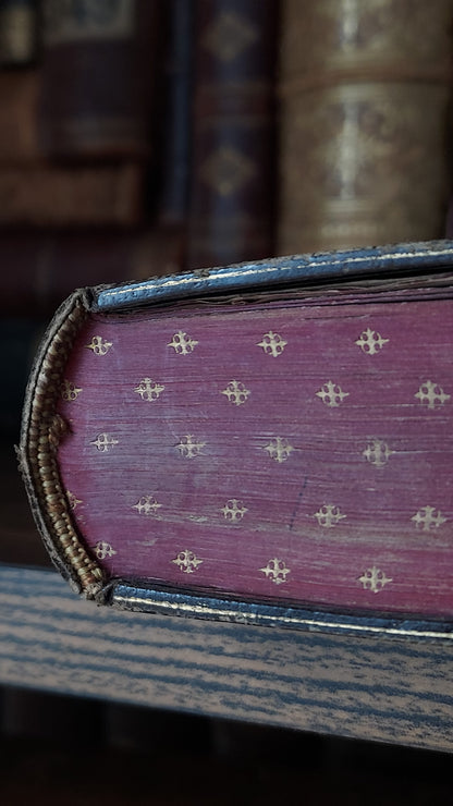 1864 Manuel du Chrétien | Red Gauffered Edge w/Gold Motif