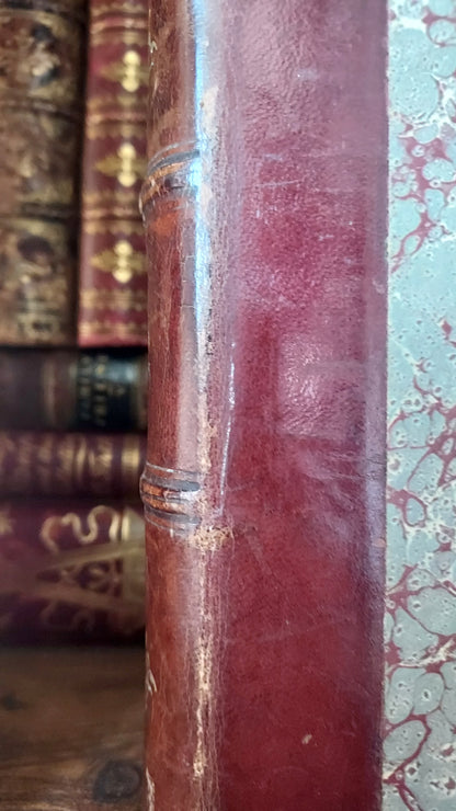 1867 Les Fleurs Animées | Grandville Brown Leather 2-Volume Set