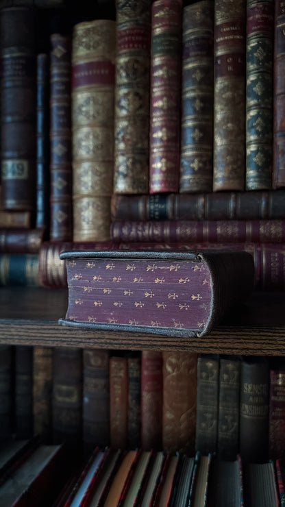 1870s Paroissien Romain | Red Ermine Gauffered Edge