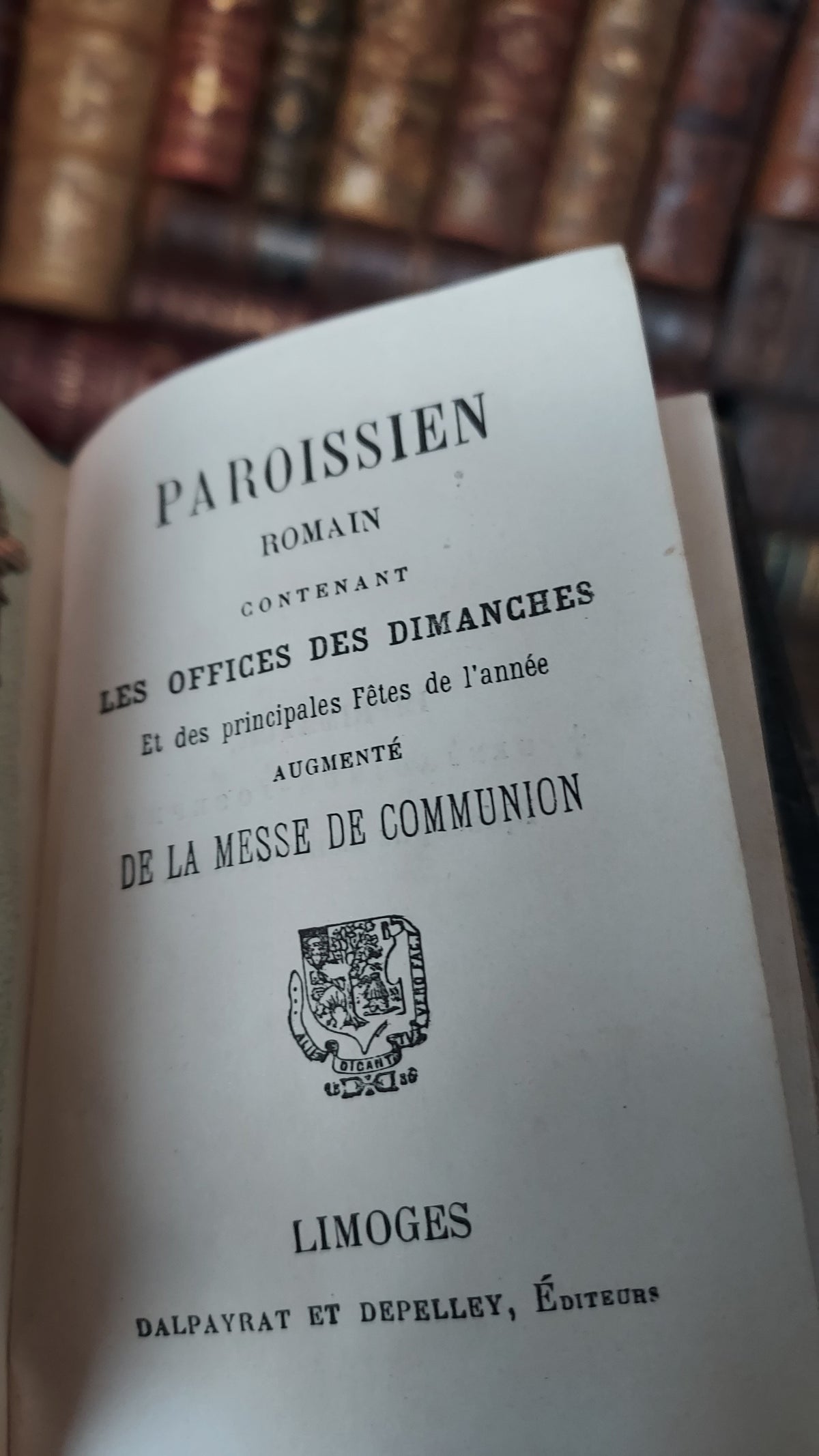 1890 Paroissien Romain | Miniature Clasped Binding