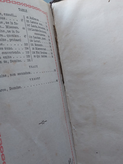 1897 Paroissien Romain | Floral Gauffered Edges