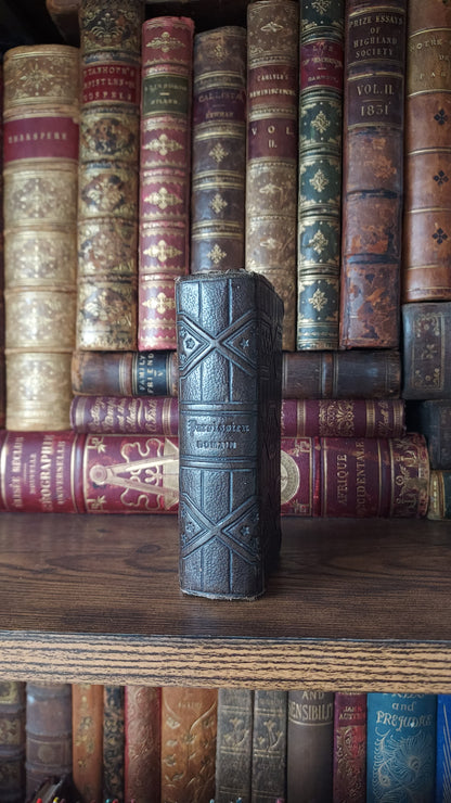 1859 Paroissien Romain | Blue Gauffered Maltese Cross