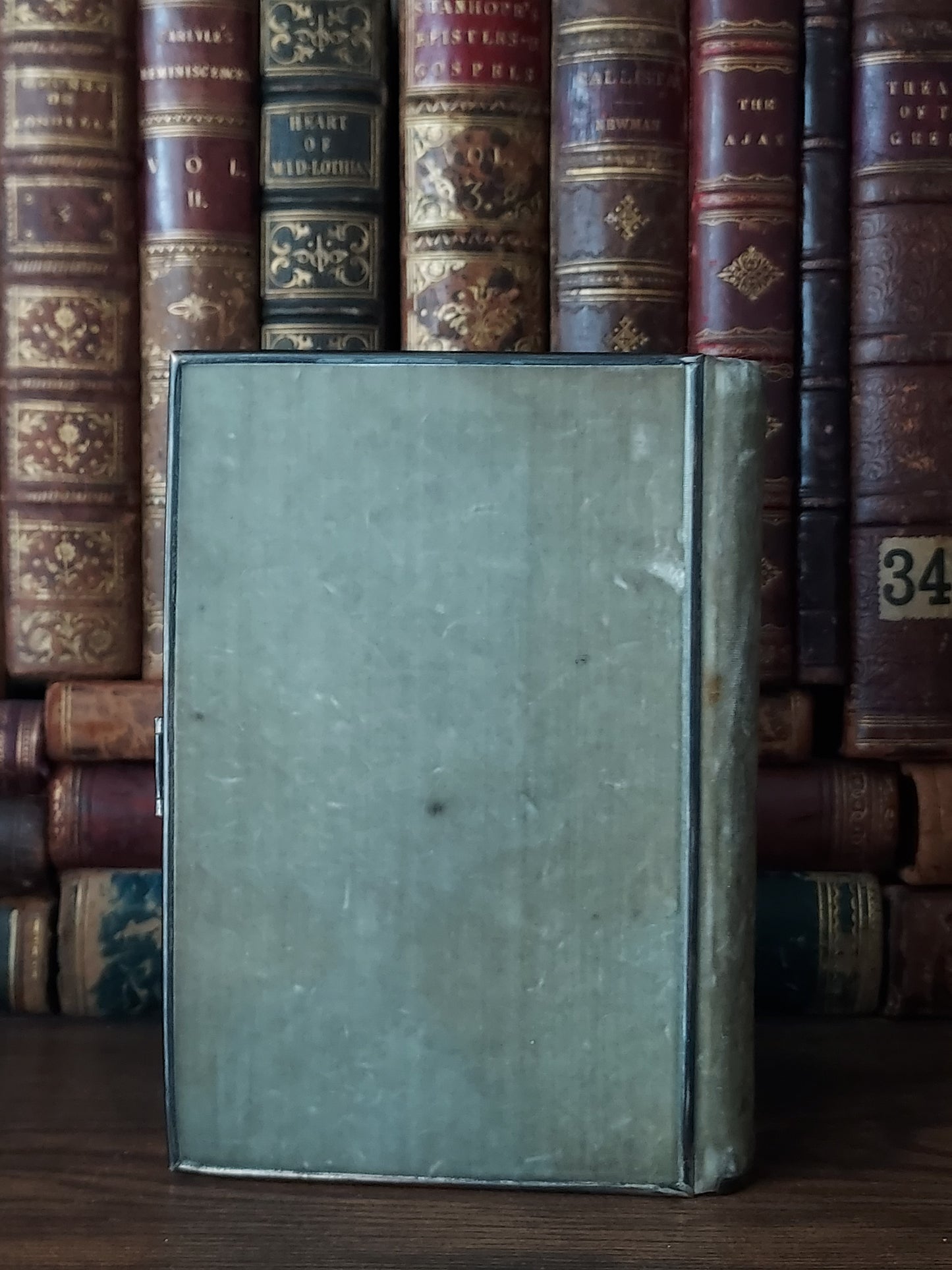 1868 Recueil de cantiques: Silver Page Edges and Clasp