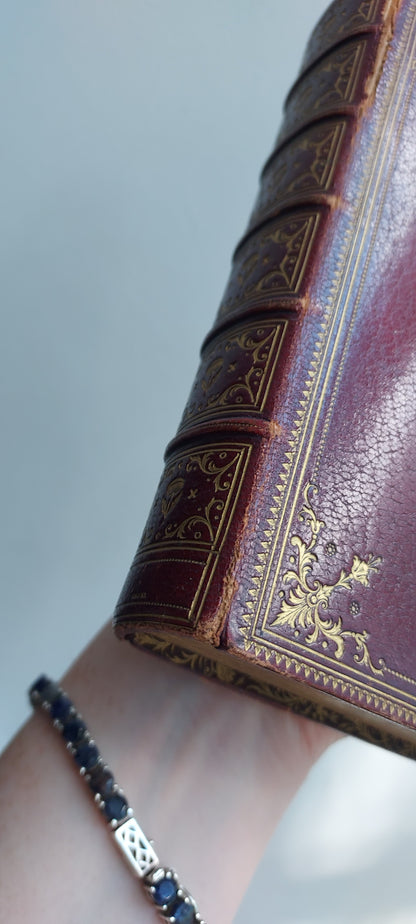 1887 Gruel Paroissien de la Renaissance | Latin Script Gauffered Edge