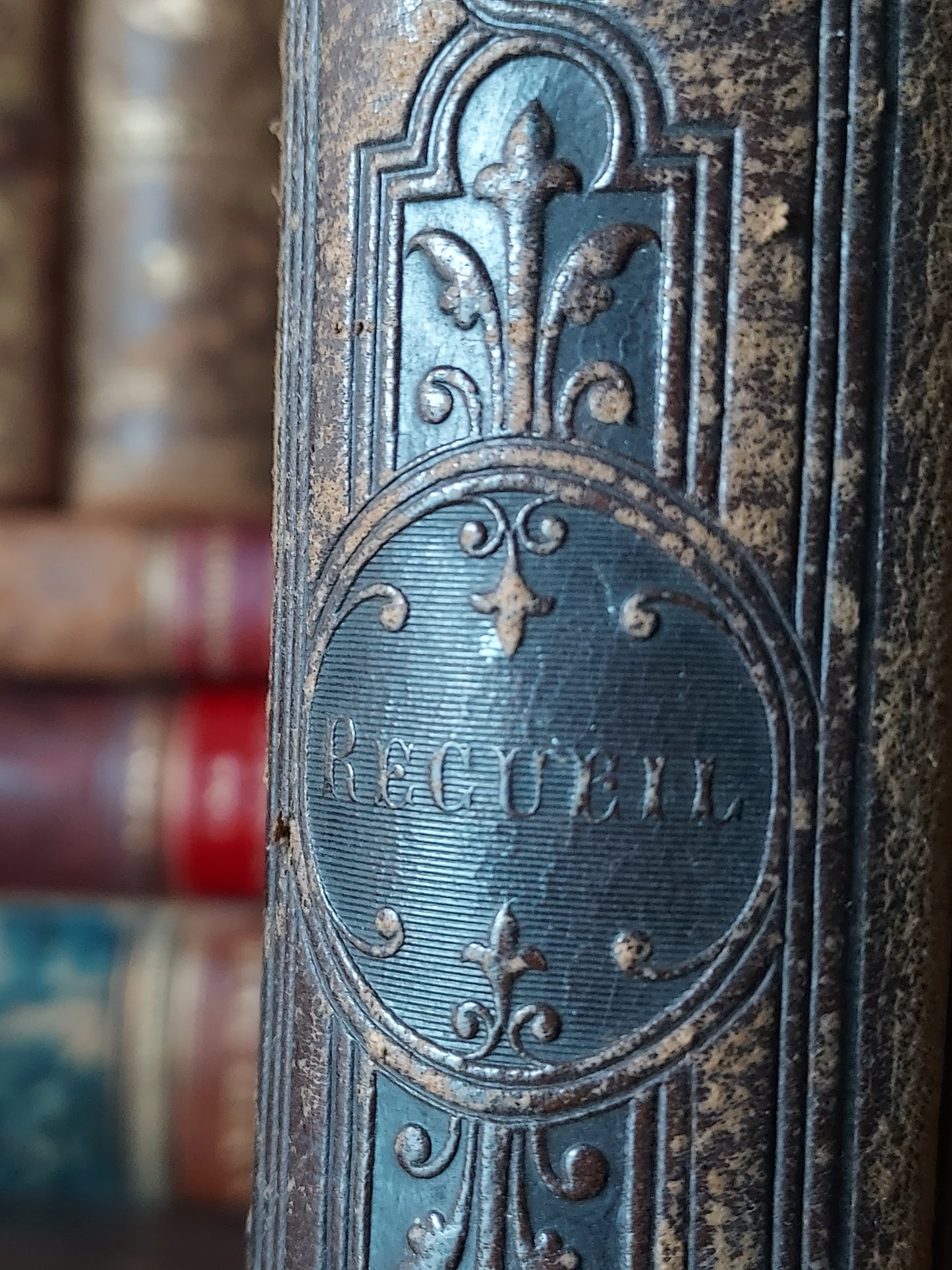1867 Recueil de prières: Gilt-Gauffered and Hand-Painted Floral Page Edges