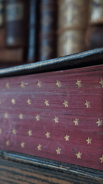 1876 Paroissien Romain | Red Star Gauffered Edge