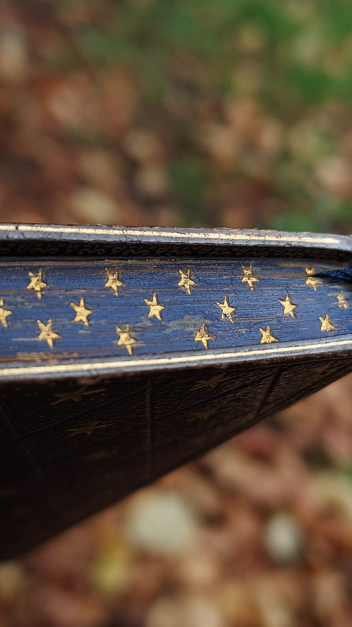 1850s L'Imitation de Jésus-Christ | Miniarture Star Binding w/Blue Gauffered Edges