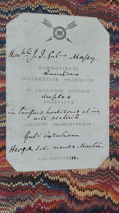 1850 The Bible History of the Holy Land | Harrow Fine Prize Binding