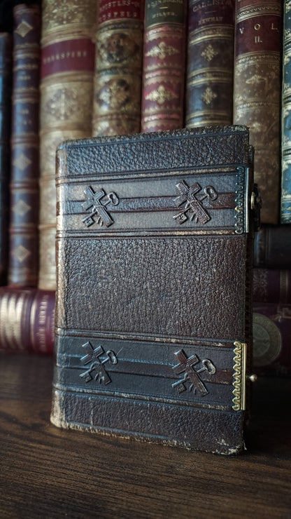 1863 Paroissien Romain | Red Pages and Cross Clasp