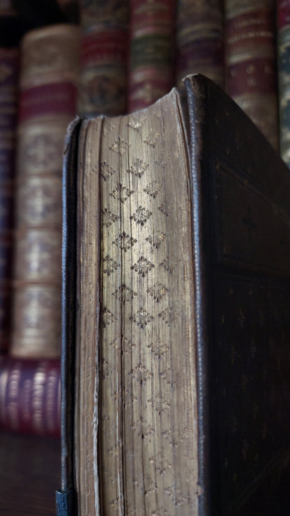 1850s Paroissien Romain | Gauffered Edge Starburst Motif