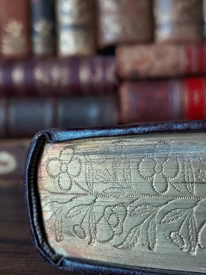 1897 Paroissien Romain | Floral Gauffered Edges