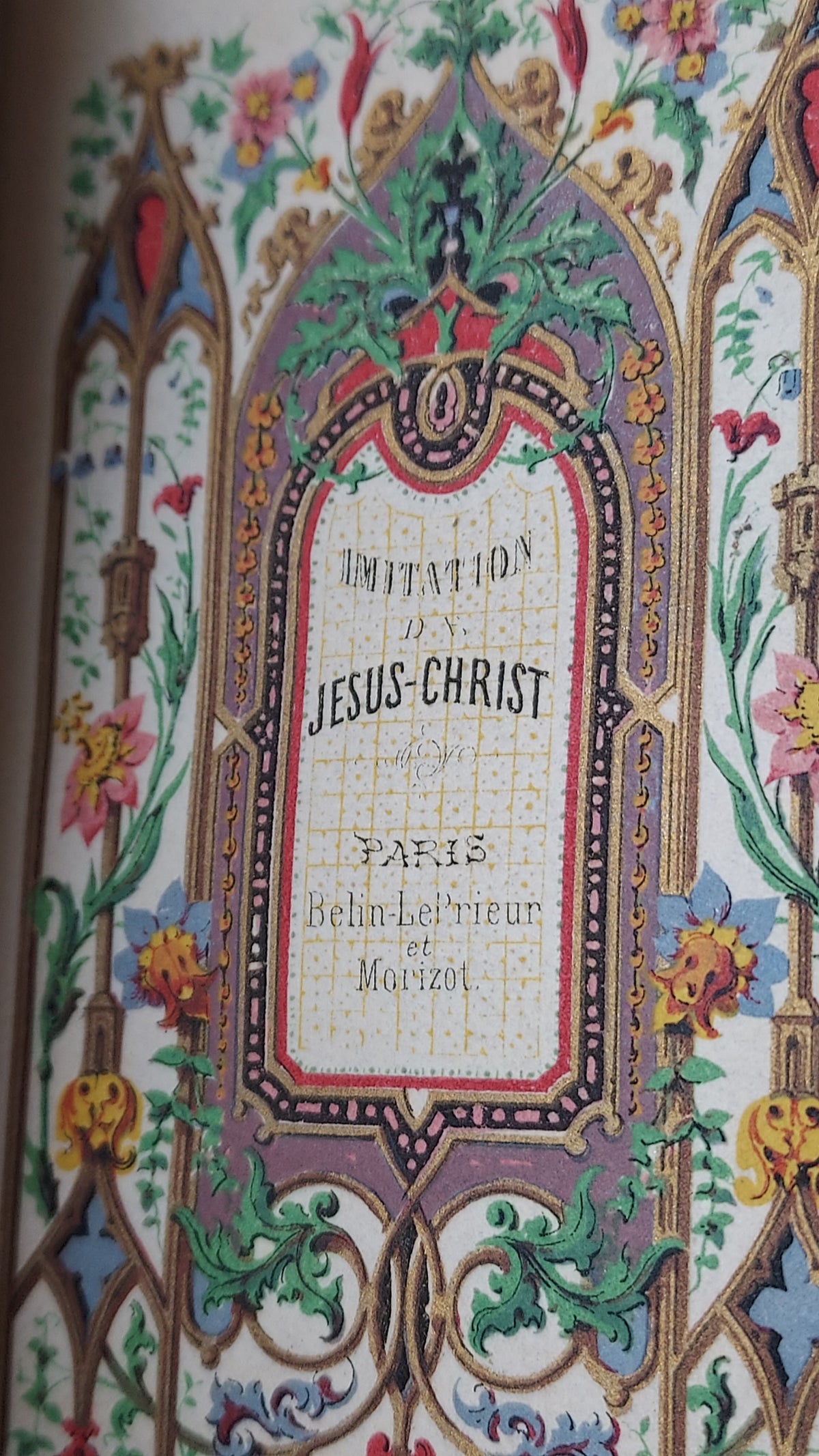 1860s Imitation de Jésus-Christ | Noble Provenance, Clasps, & Gauffered Edges