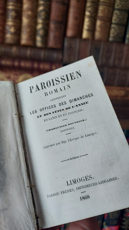 1868 Paroissien Romain | Mini Gauffered Edge