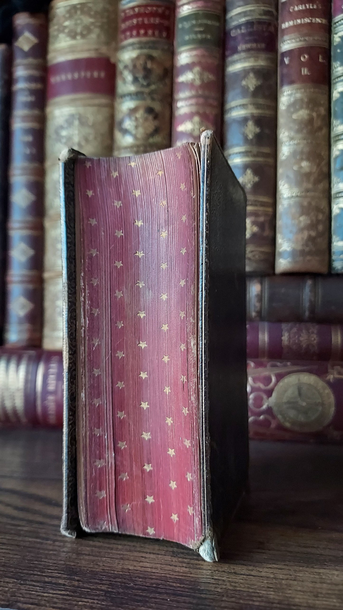 1876 Paroissien Romain | Red Star Gauffered Edge