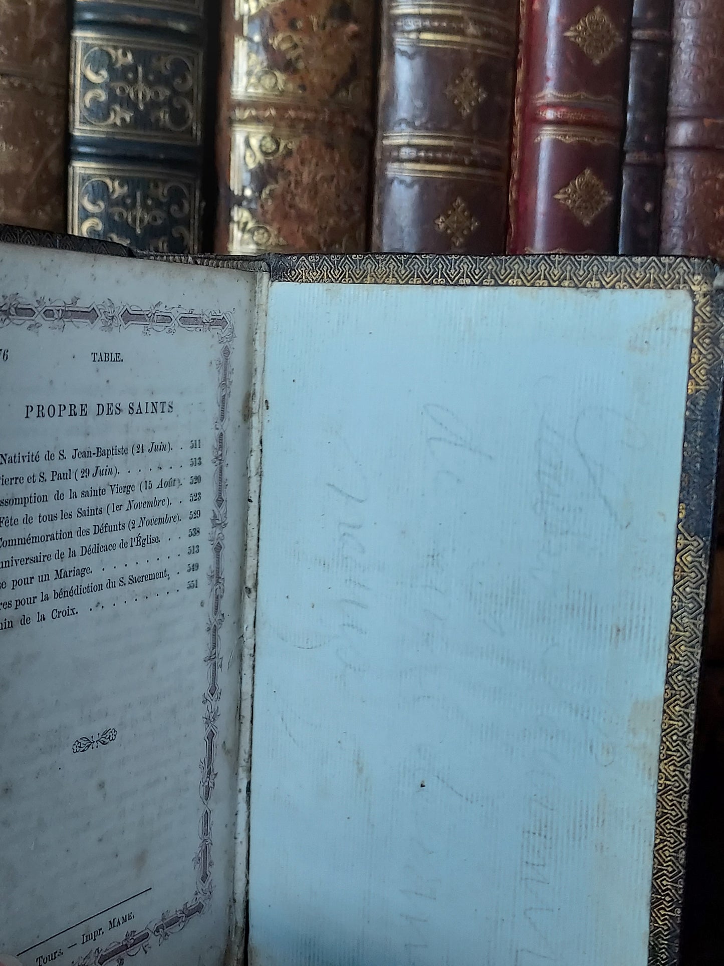 1860s Floral Gauffered-Edge Prayer Book