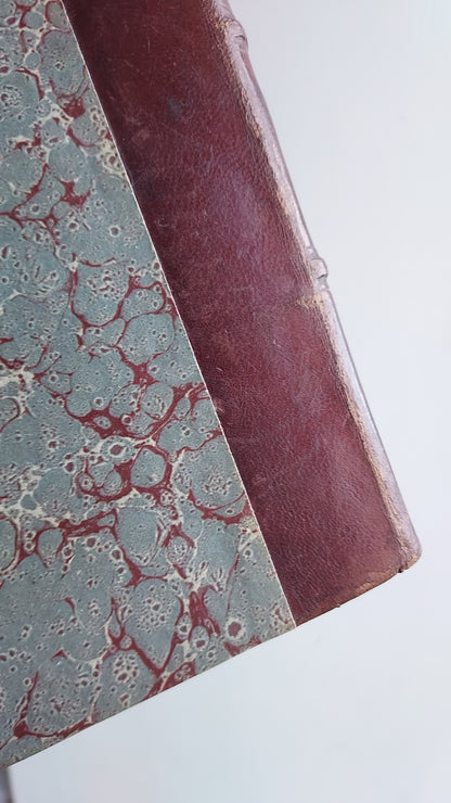 1867 Les Fleurs Animées | Grandville Brown Leather 2-Volume Set