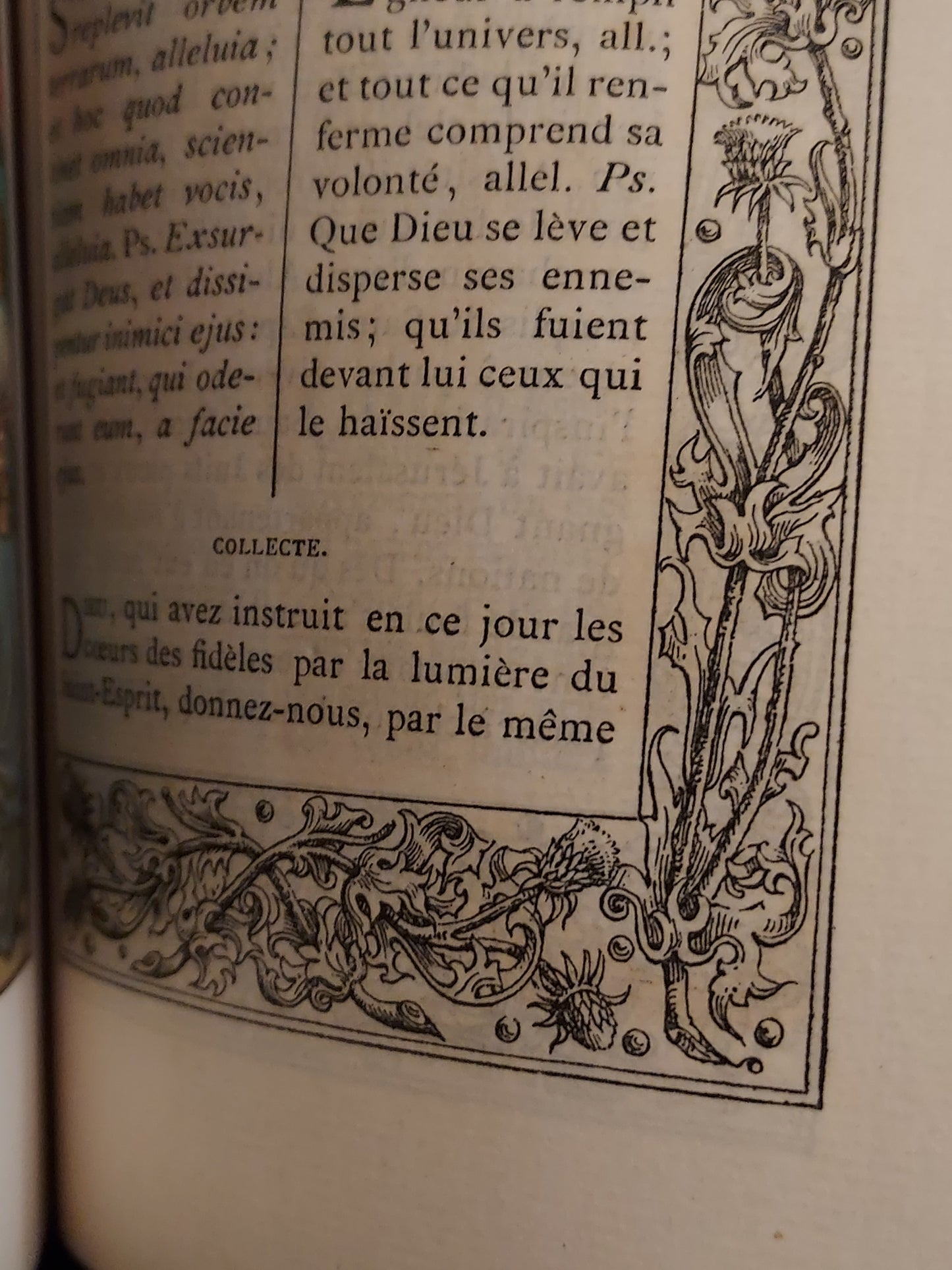 1887 Gruel Paroissien de la Renaissance | Latin Script Gauffered Edge