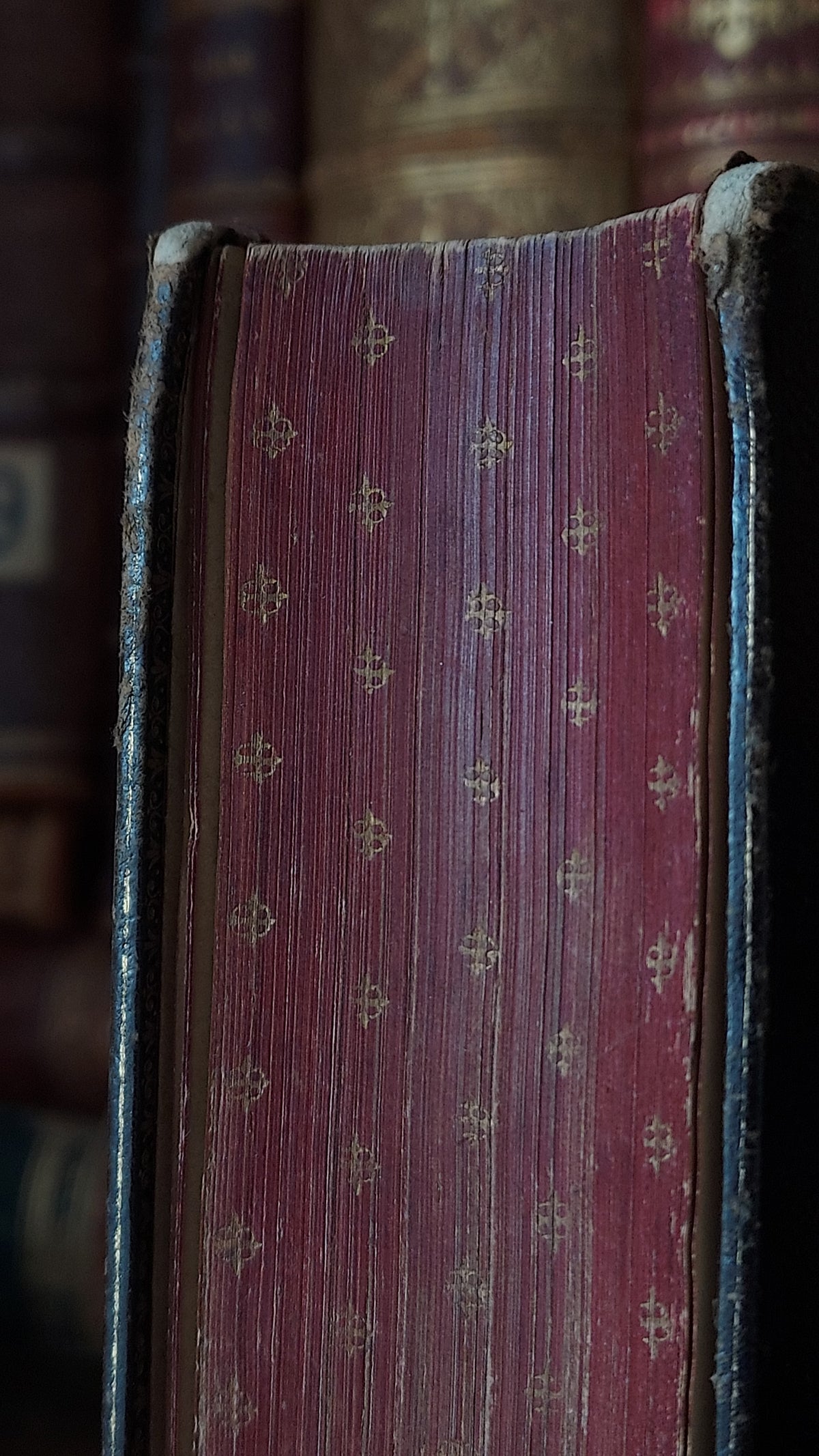 1864 Manuel du Chrétien | Red Gauffered Edge w/Gold Motif