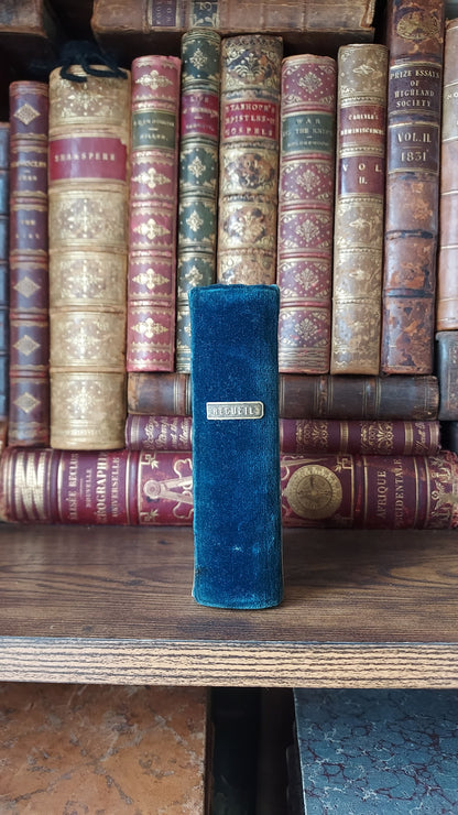 1846 Recueil de Prières | Blue Velvet Cover