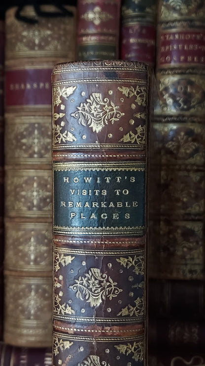 1882 Visits to Remarkable Places | Victorian Prize Binding